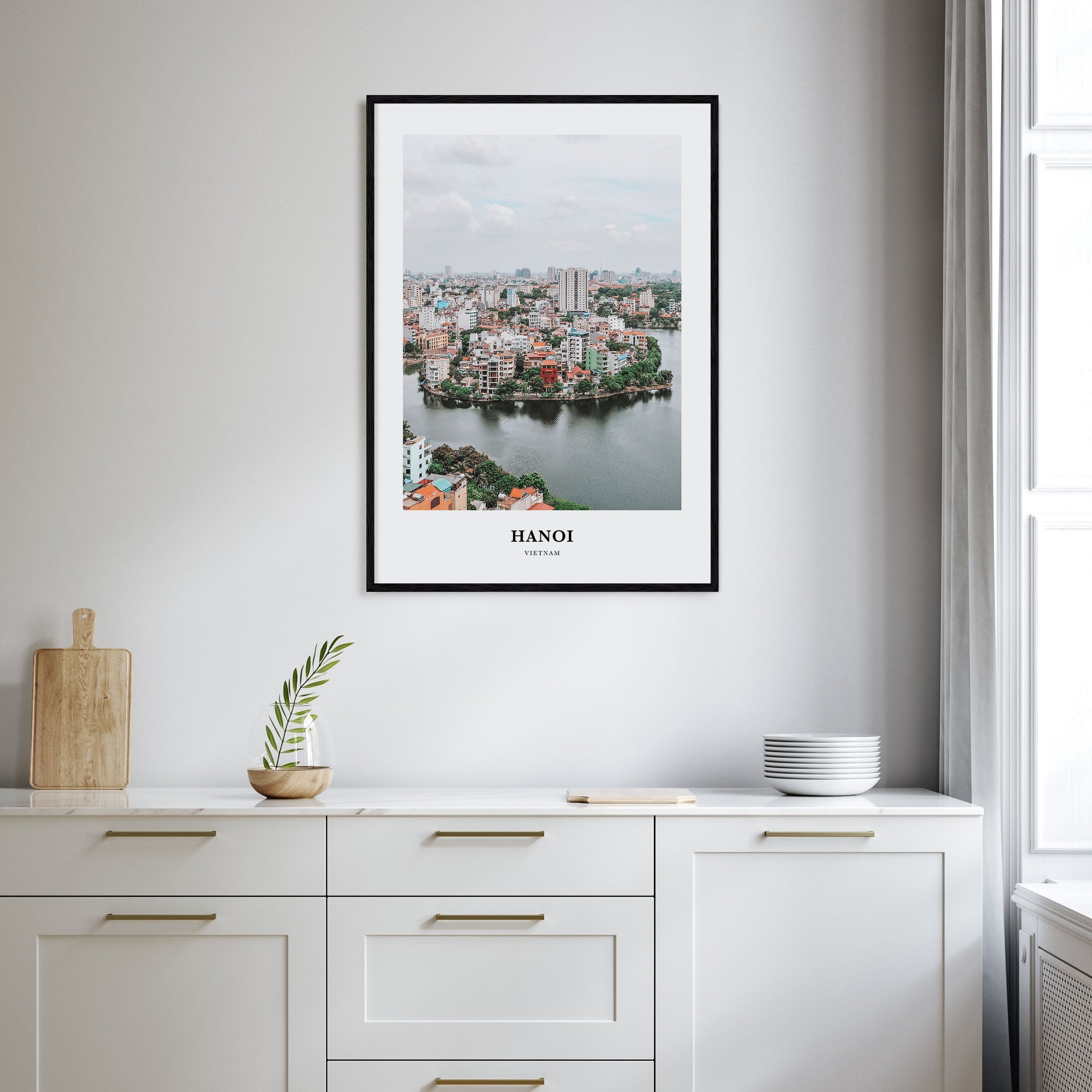 Hanoi Portrait Color Poster