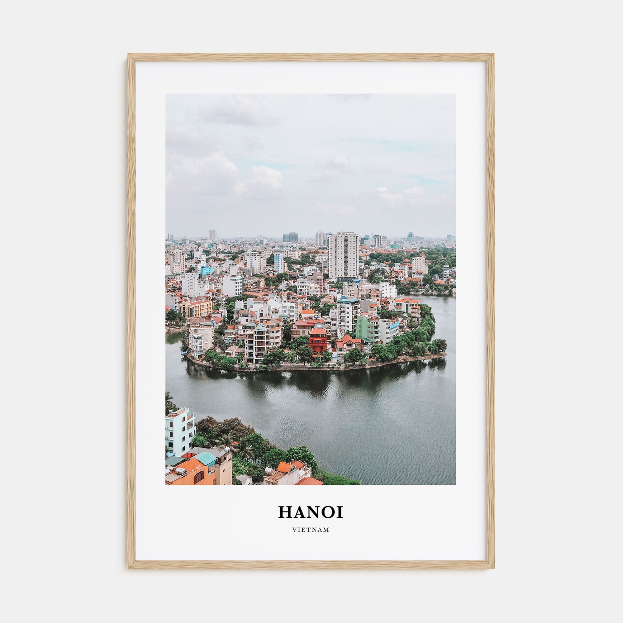 Hanoi Portrait Color Poster