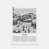 Hanoi Travel B&W No 1 Poster