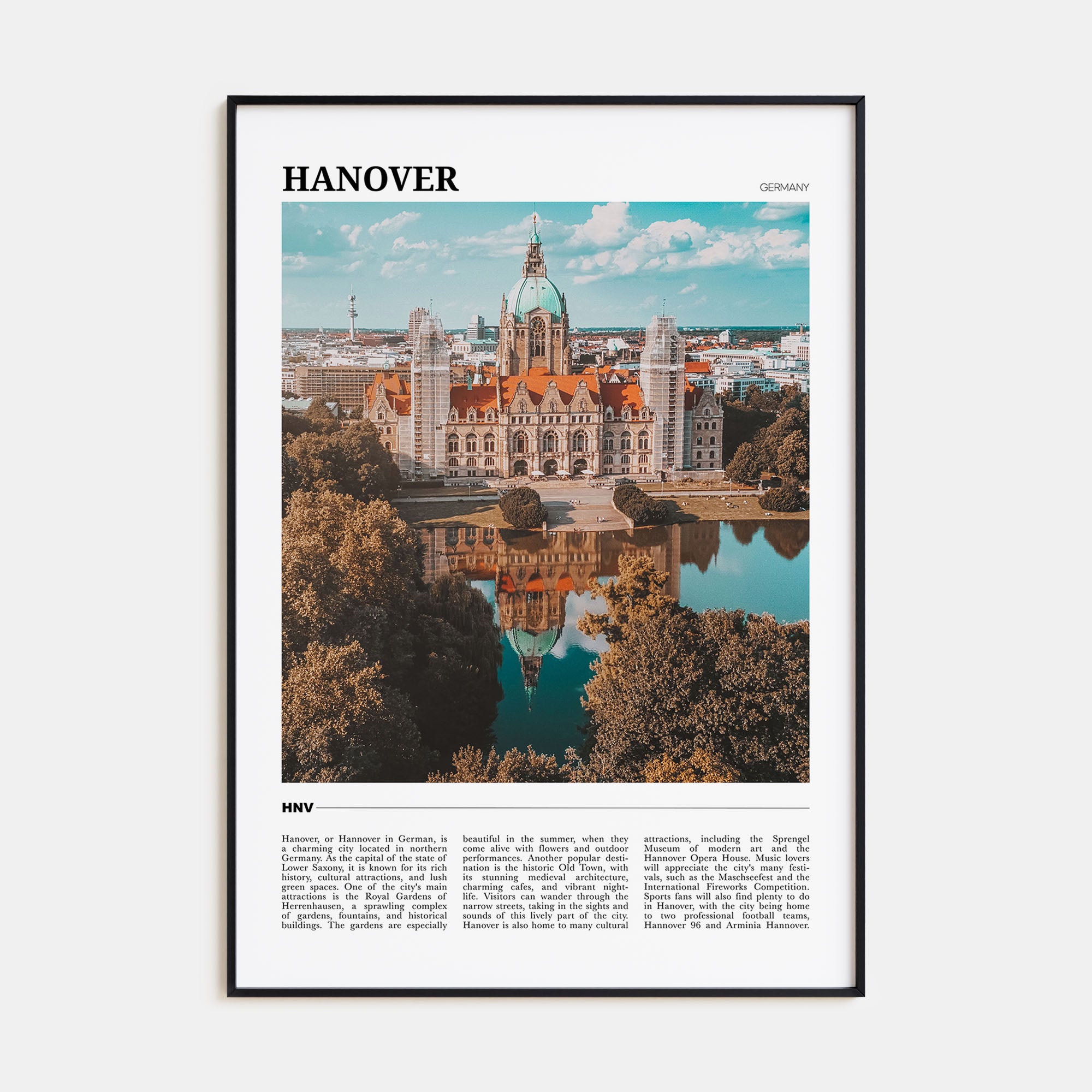 Hanover Travel Color Poster