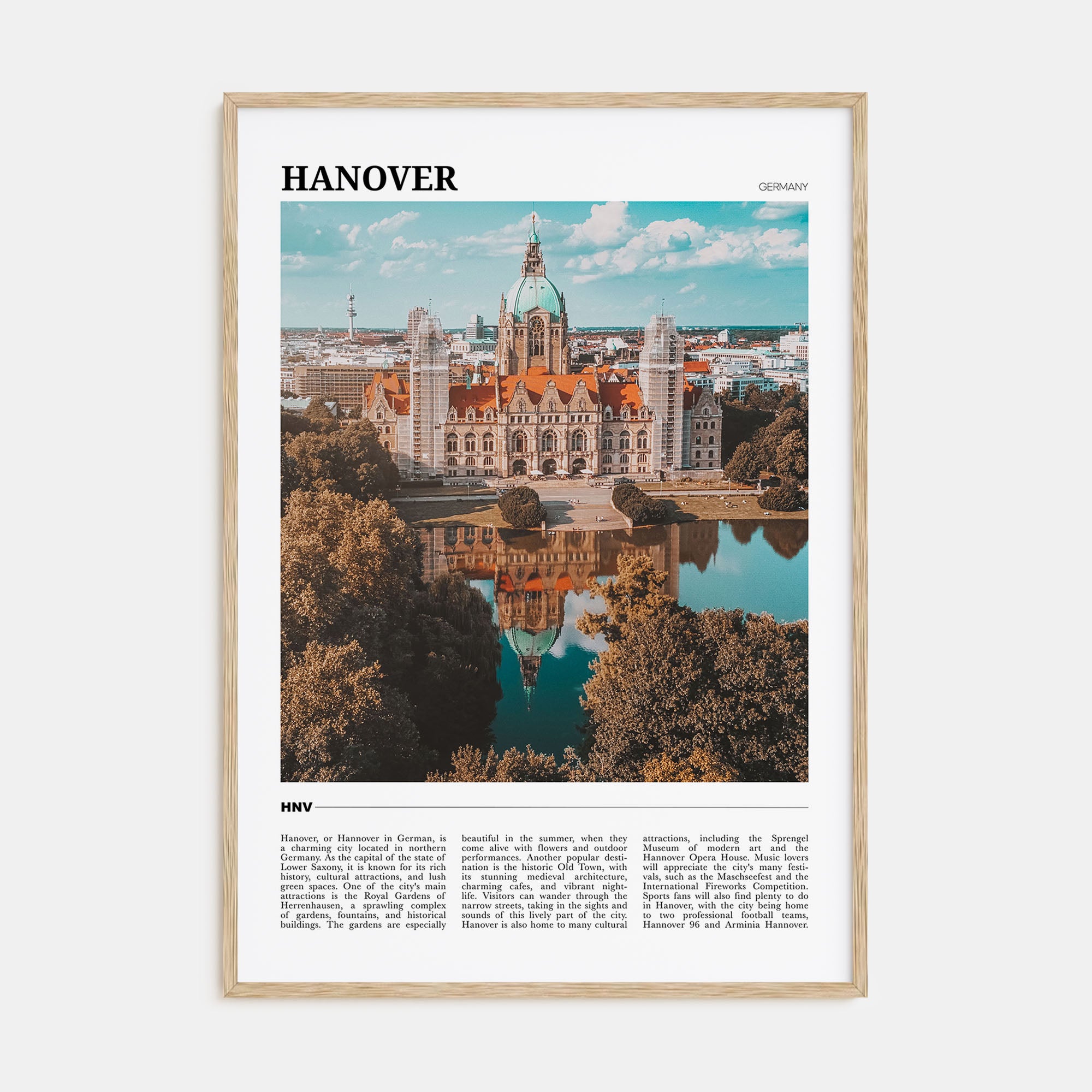 Hanover Travel Color Poster