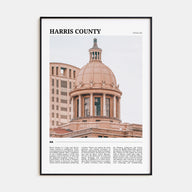 Harris County Travel Color Poster