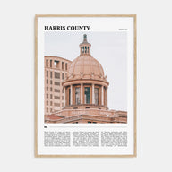 Harris County Travel Color Poster