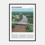 Hattiesburg Travel Color Poster