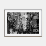 Havana Landscape B&W Poster