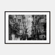 Havana Landscape B&W Poster