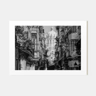Havana Landscape B&W Poster