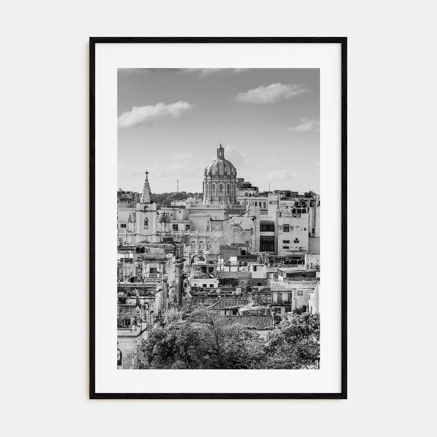 Havana Photo B&W Poster