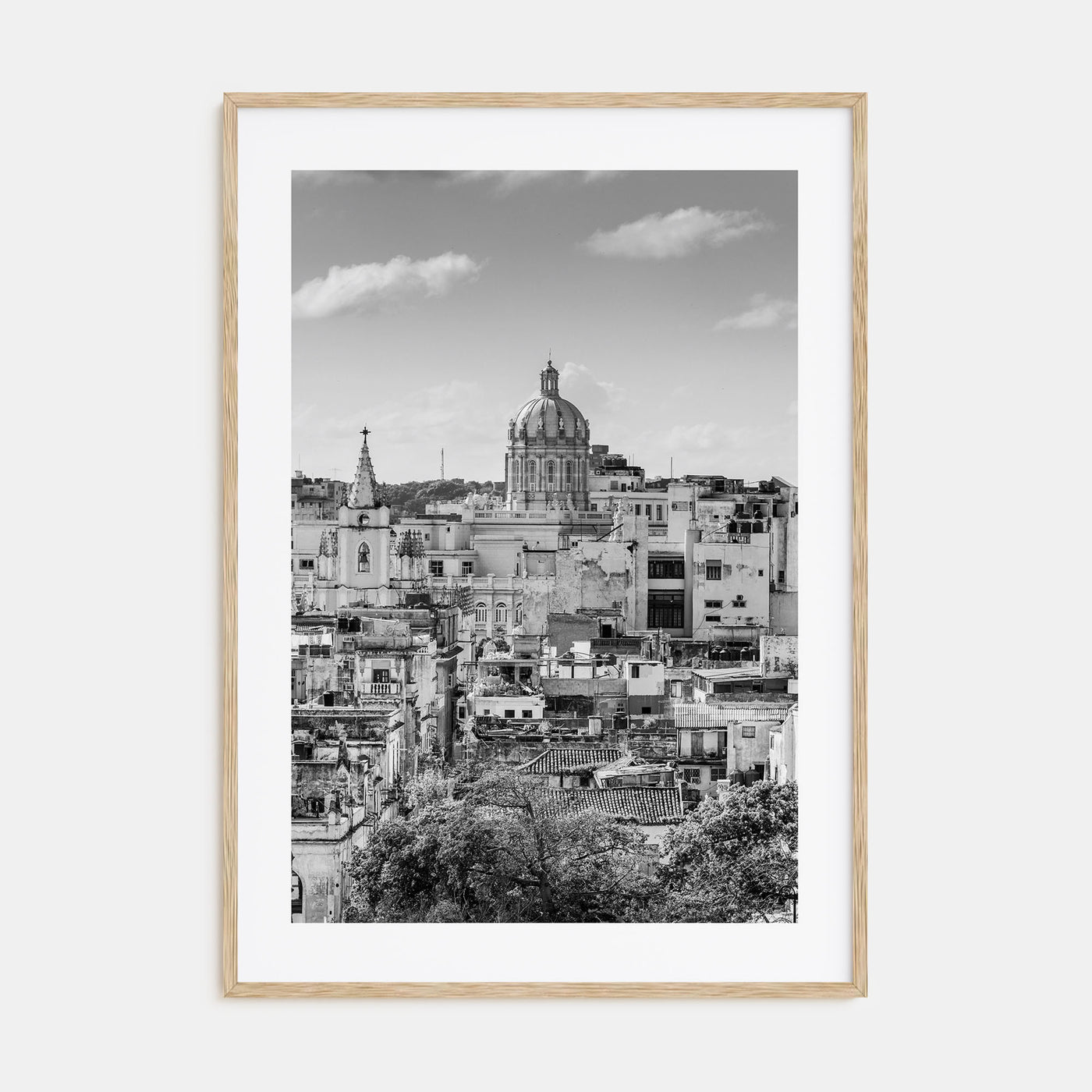 Havana Photo B&W Poster