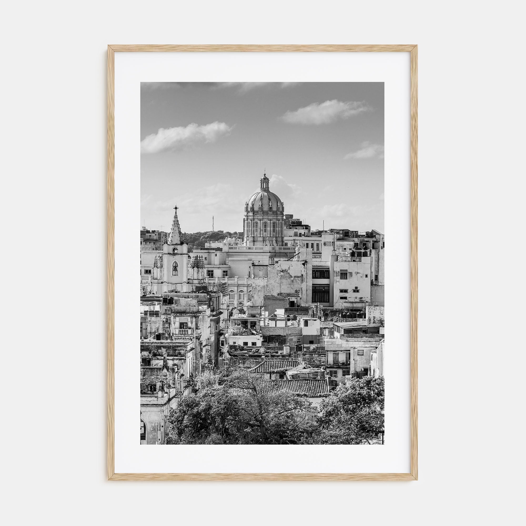 Havana Photo B&W Poster