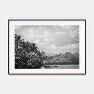 Hawaii Landscape B&W No 1 Poster