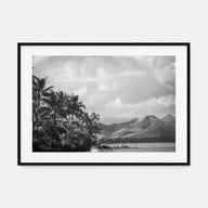 Hawaii Landscape B&W No 1 Poster