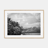 Hawaii Landscape B&W No 1 Poster