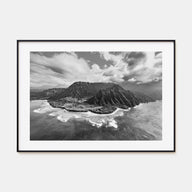Hawaii Landscape B&W No 2 Poster