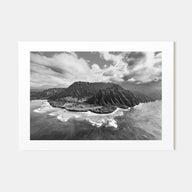 Hawaii Landscape B&W No 2 Poster