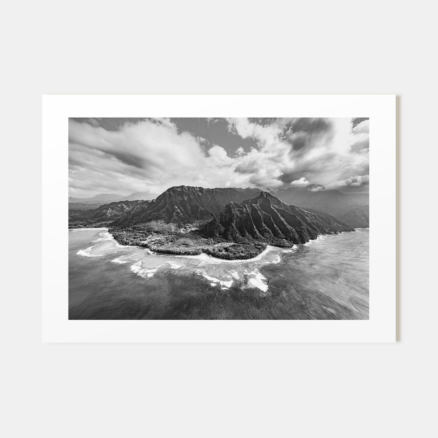 Hawaii Landscape B&W No 2 Poster