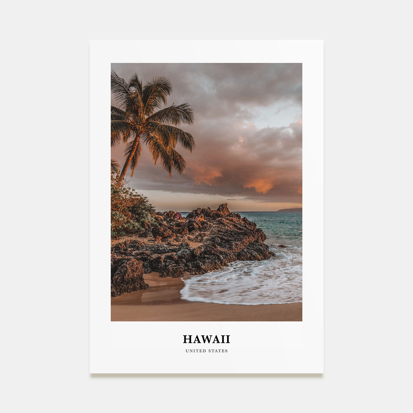 Hawaii Portrait Color No 3 Poster