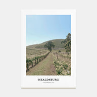 Healdsburg Portrait Color Poster