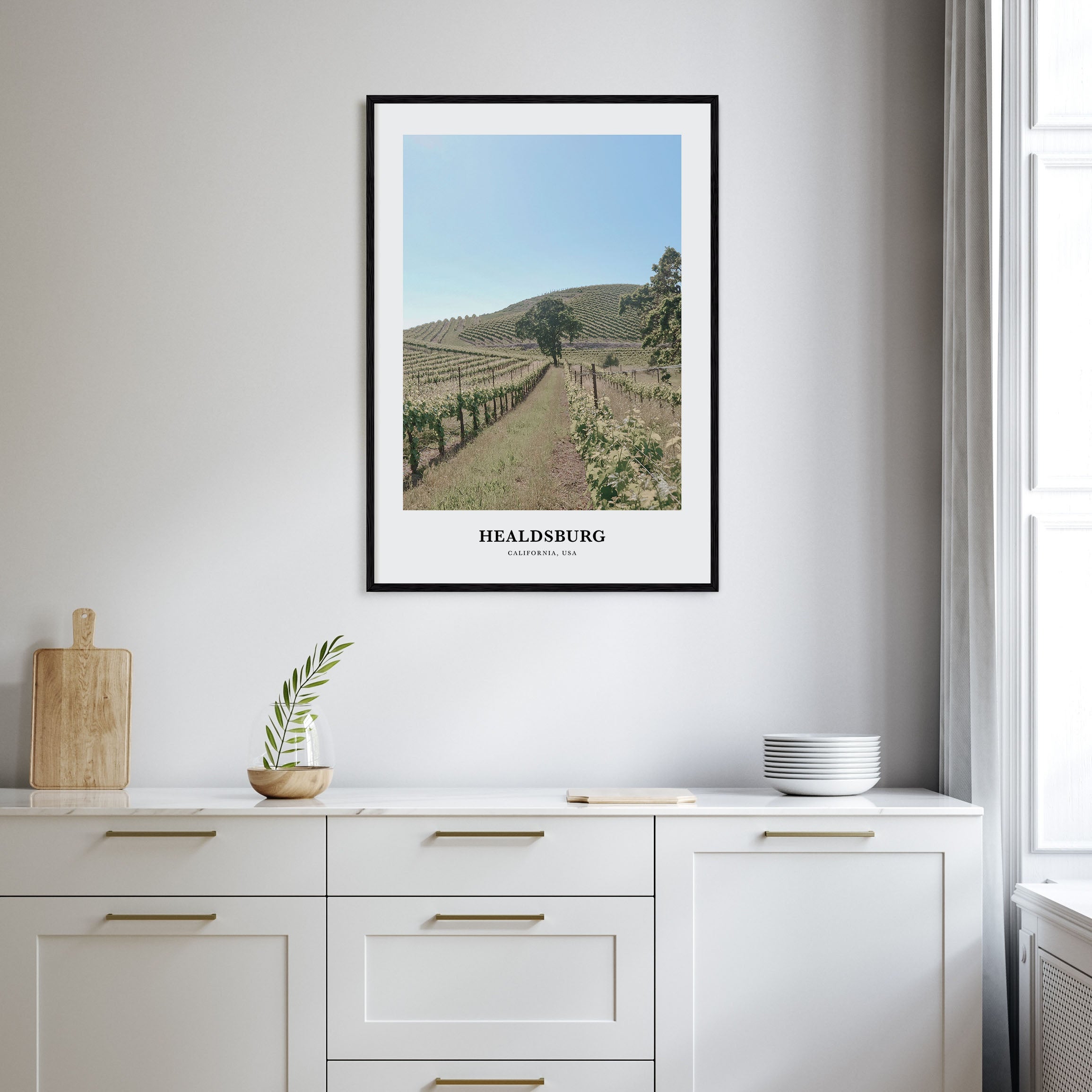 Healdsburg Portrait Color Poster