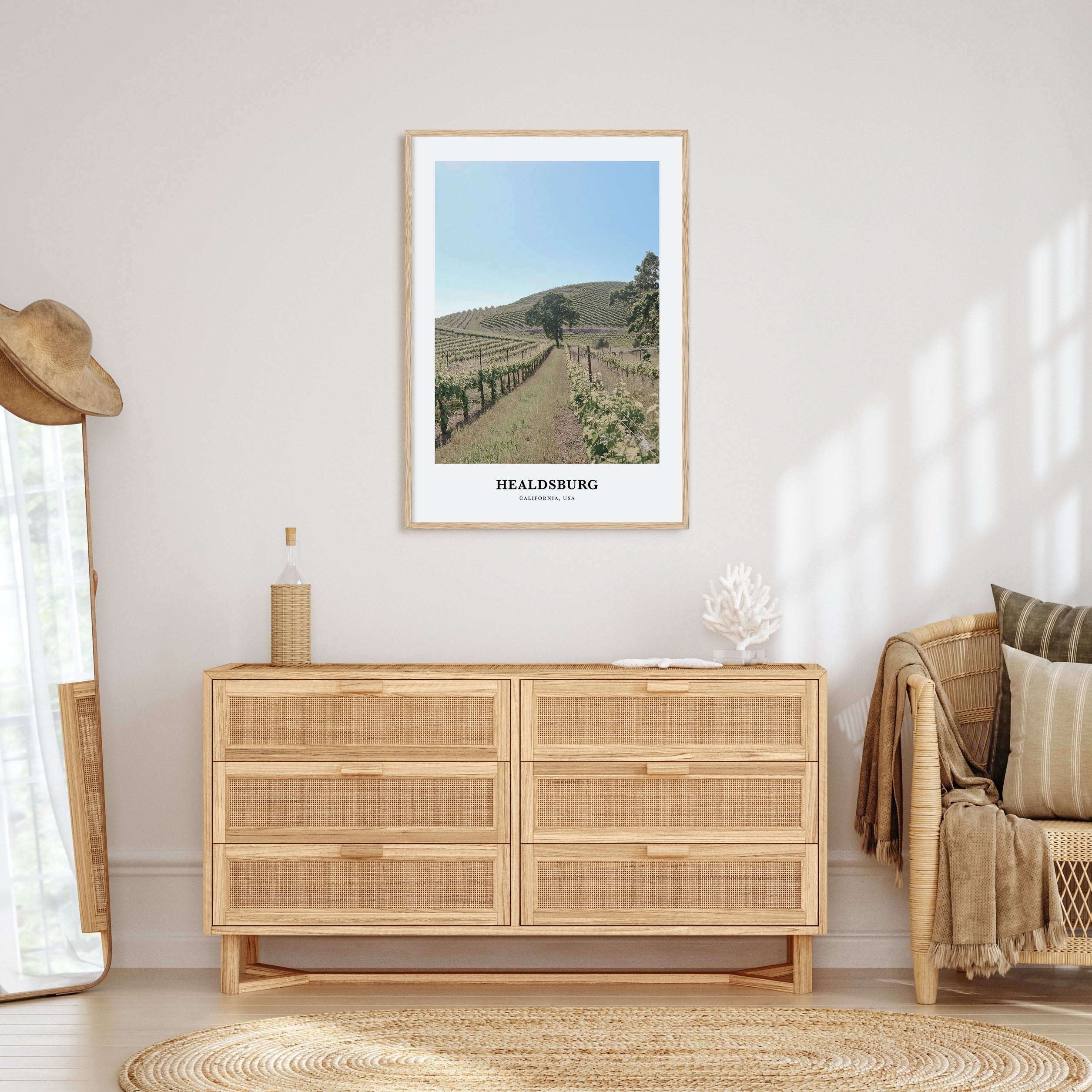 Healdsburg Portrait Color Poster