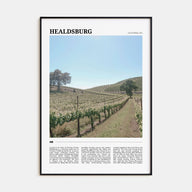 Healdsburg Travel Color Poster