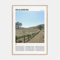 Healdsburg Travel Color Poster