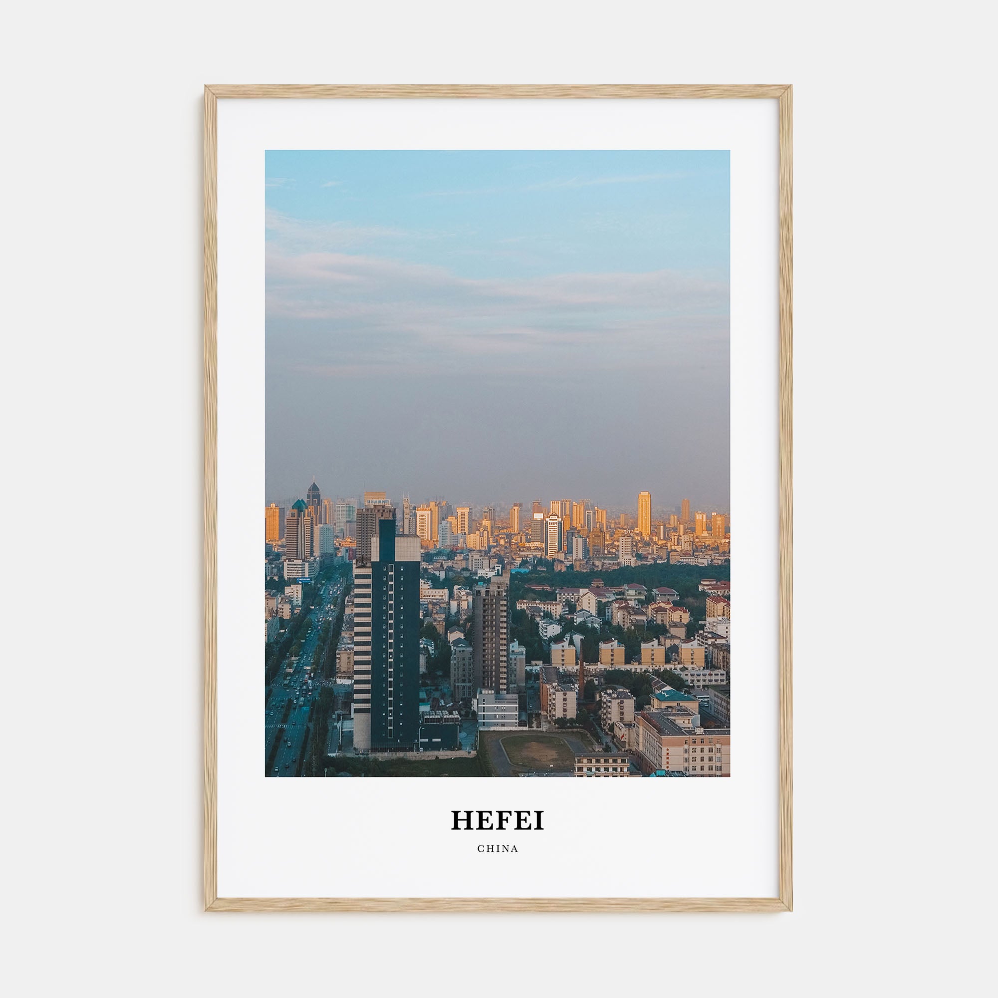 Hefei Portrait Color Poster