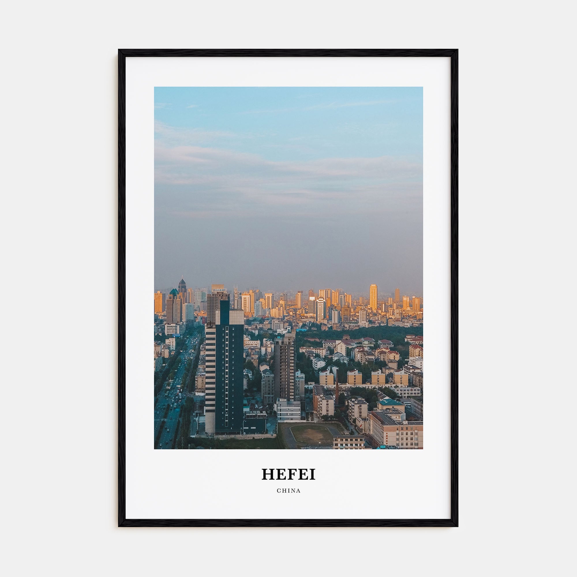 Hefei Portrait Color Poster