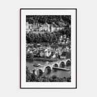 Heidelberg Photo B&W Poster