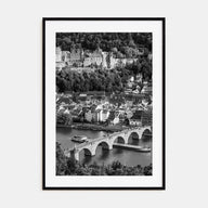 Heidelberg Photo B&W Poster