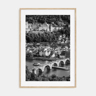 Heidelberg Photo B&W Poster