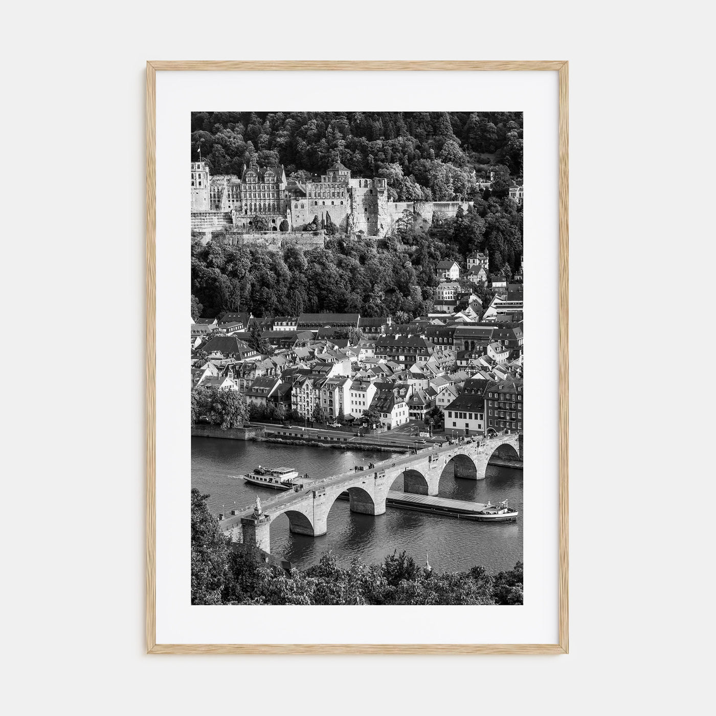 Heidelberg Photo B&W Poster
