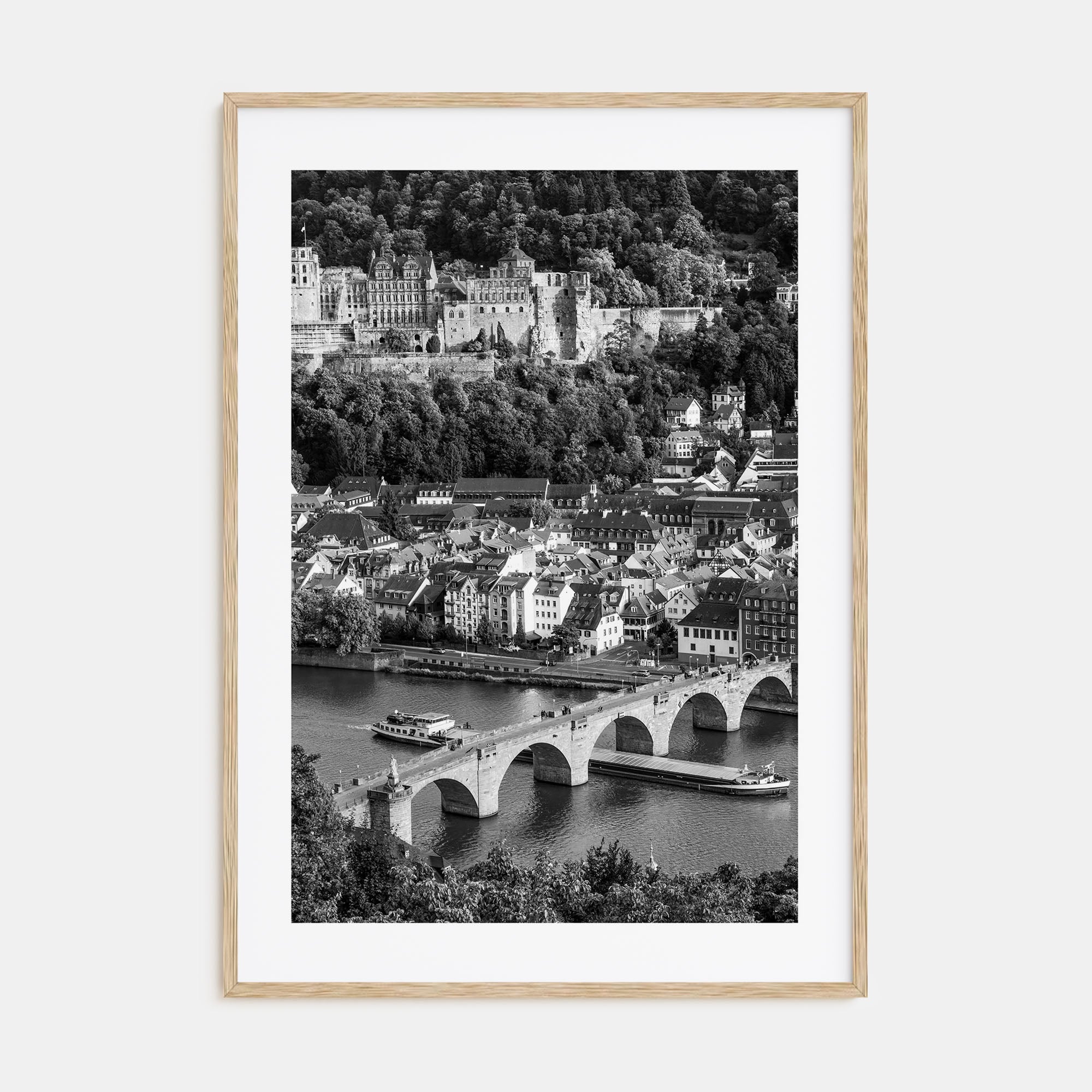 Heidelberg Photo B&W Poster