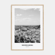 Heidelberg Portrait B&W Poster