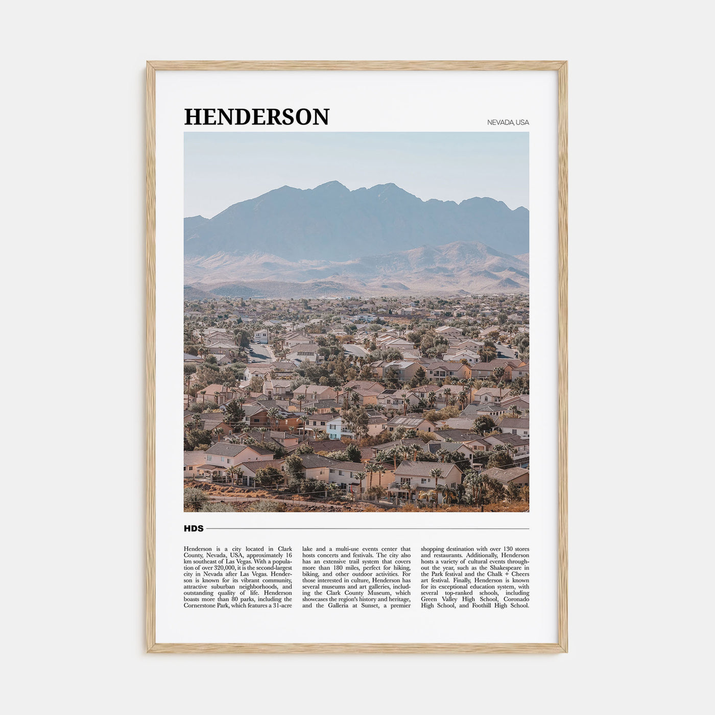 Henderson Travel Color Poster