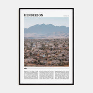 Henderson Travel Color Poster