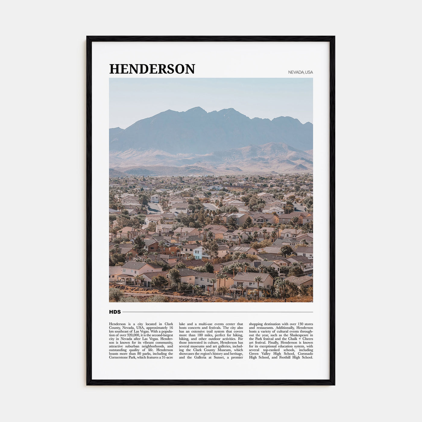 Henderson Travel Color Poster