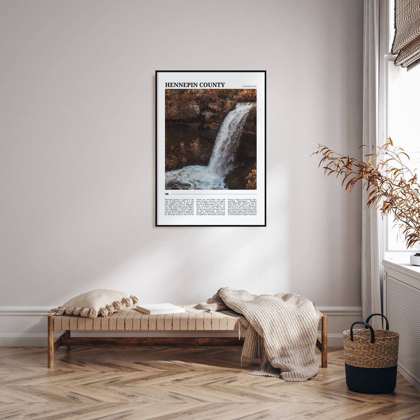 Hennepin County Travel Color Poster