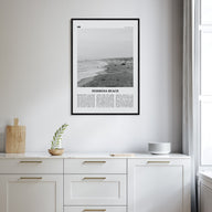 Hermosa Beach Travel B&W No 1 Poster