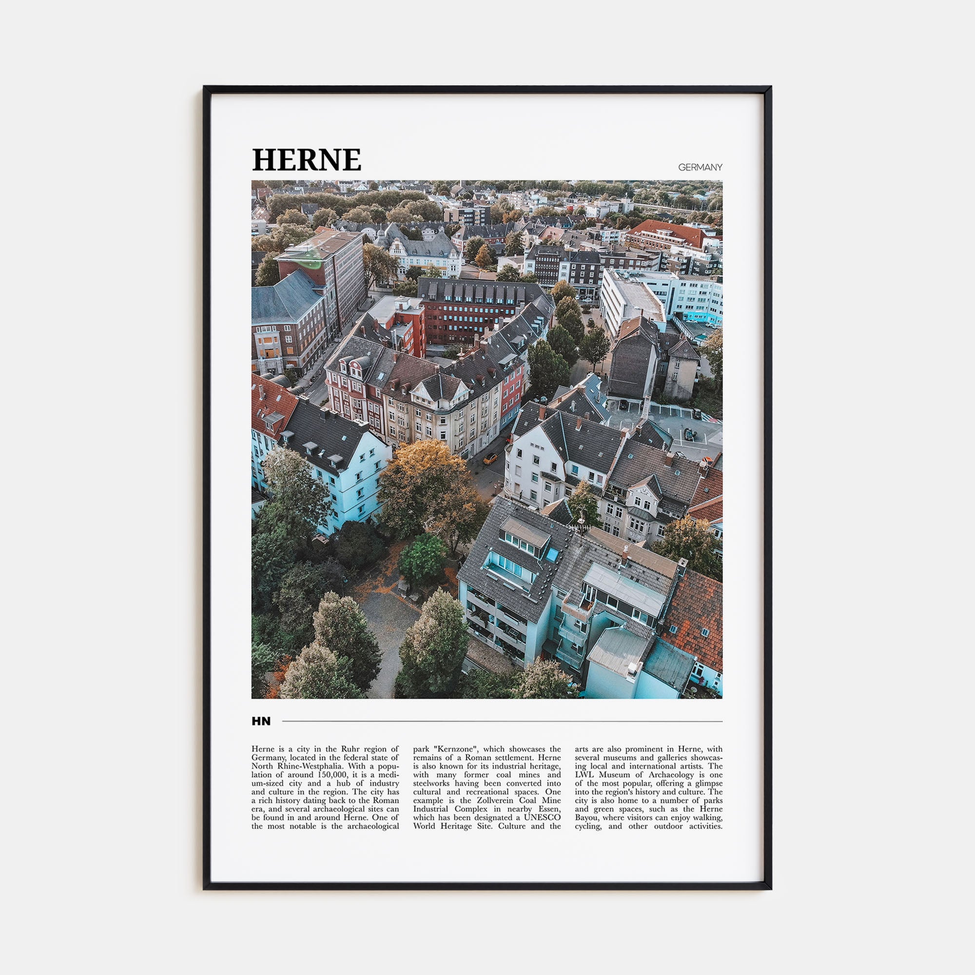 Herne Travel Color Poster