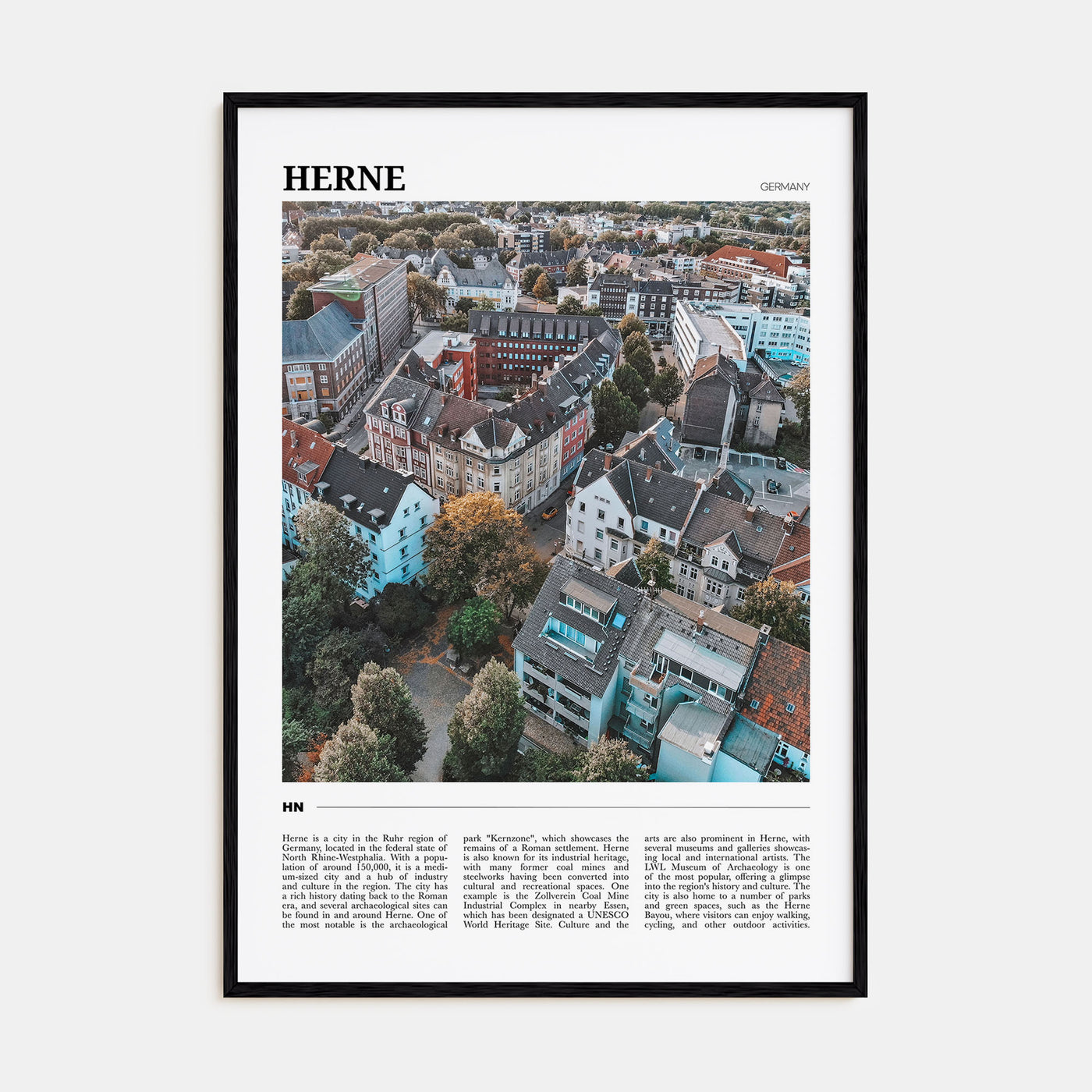 Herne Travel Color Poster