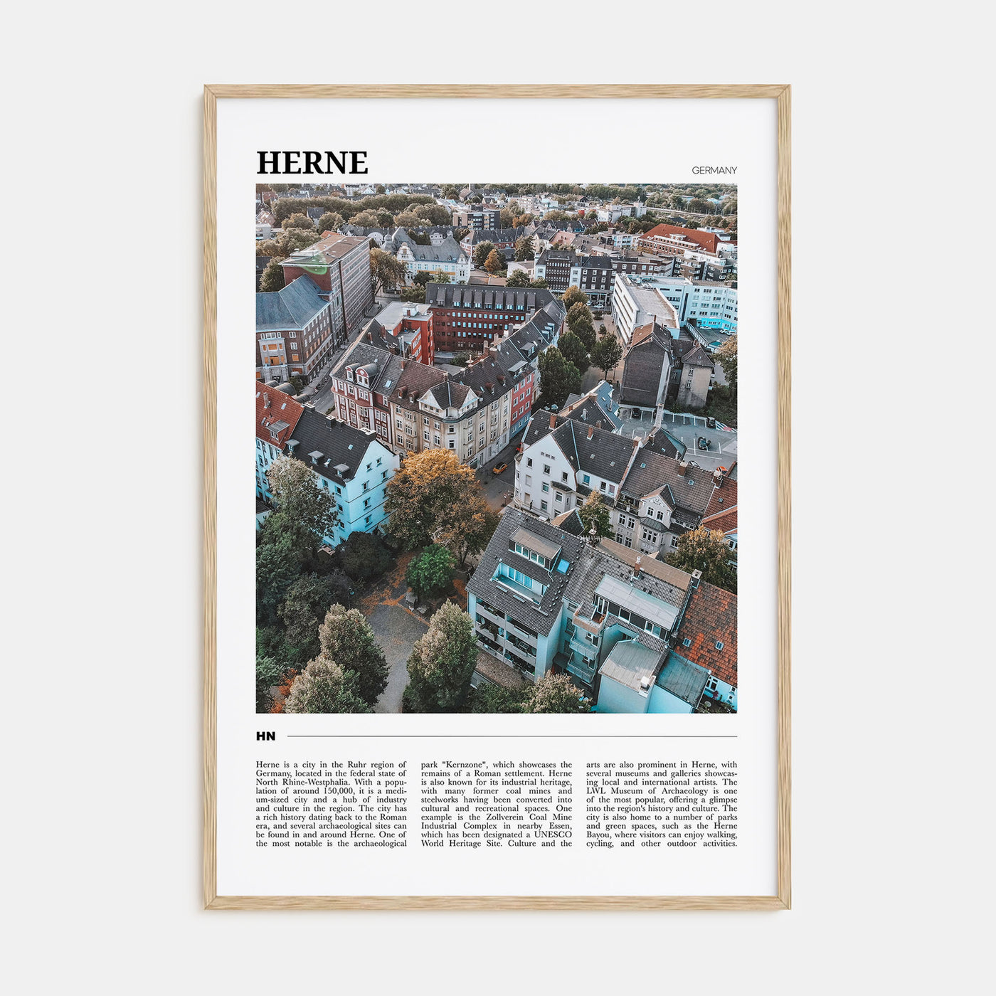 Herne Travel Color Poster
