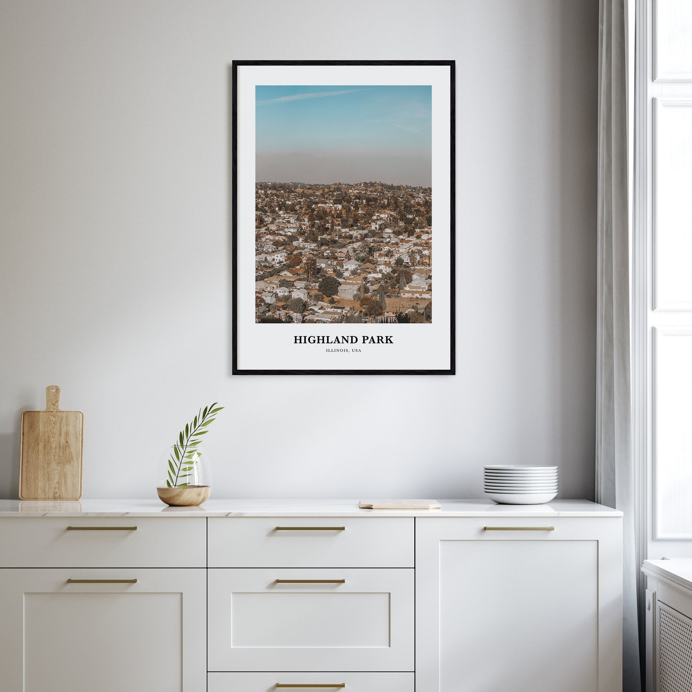 Highland Park Portrait Color Poster