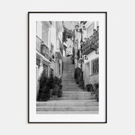 Hillside Houses Photo B&W No 2 Poster
