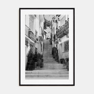 Hillside Houses Photo B&W No 2 Poster
