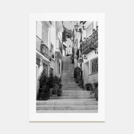 Hillside Houses Photo B&W No 2 Poster