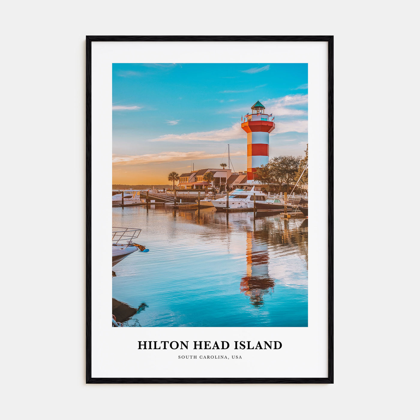 Hilton Head Island Portrait Color Poster