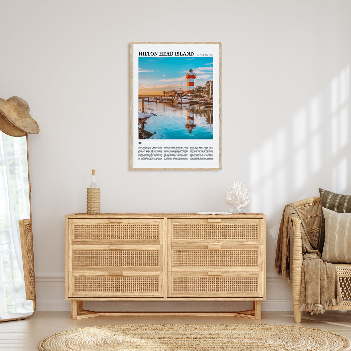 Hilton Head Island Travel Color Poster