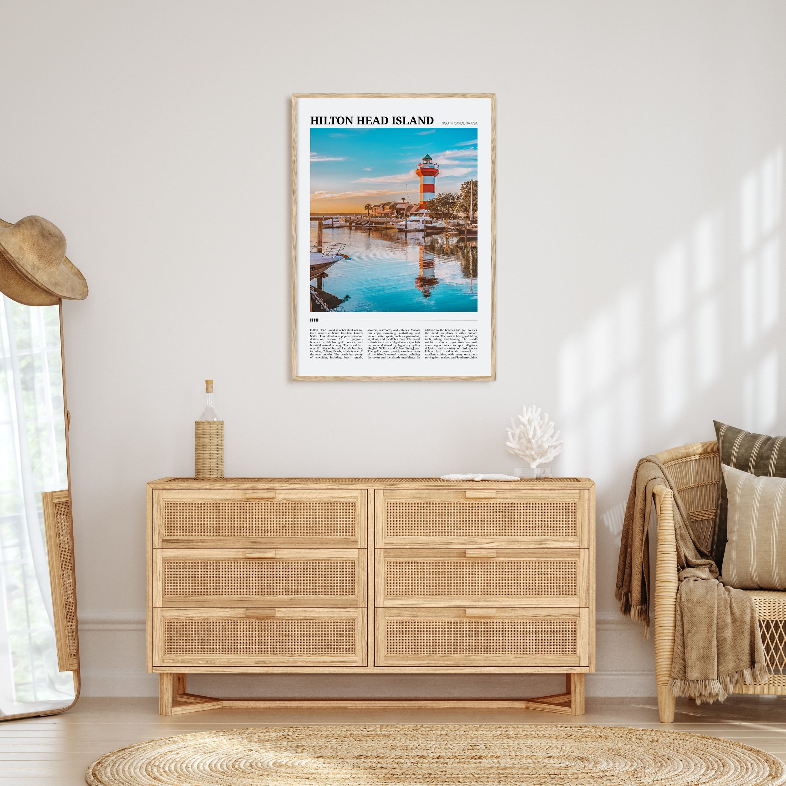 Hilton Head Island Travel Color Poster
