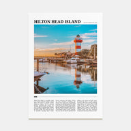 Hilton Head Island Travel Color Poster